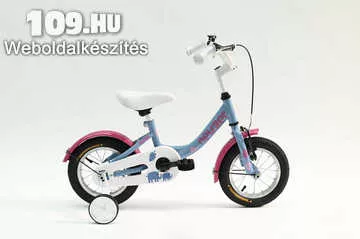 Apróhirdetés, BMX 12 lány világoskék/pink elefánt kerékpár
