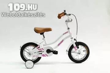 Apróhirdetés, Cruiser 12 lány fehér/pink kerékpár