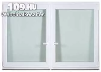 Apróhirdetés, Műanyag kétszárnyú bukó-nyíló ablak 210x150