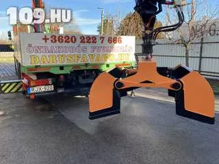Apróhirdetés, GÉPKÖLCSÖNZÉS - Csipegető kanalas önrakodós darus teherautó, 30 méterig, 500 liter ( 1/2 m3 )