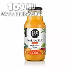 Apróhirdetés, DÉR Juice 100%-os gyümölcslé narancslé almával  0,33 l