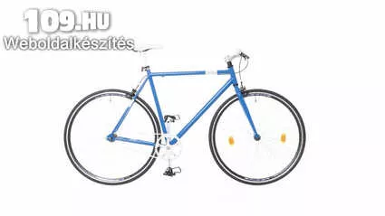 Apróhirdetés, Skid metálkék/fehér 56 cm fixi kerékpár