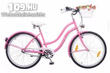 Apróhirdetés, Picnic női pink/fehér kerékpár