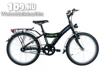 Apróhirdetés, Tiger 20 1S City fekete/zöld aluminium váz kerékpár