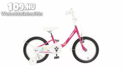 Apróhirdetés, BMX 16 lány pink/fehér tukán kerékpár