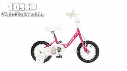 Apróhirdetés, BMX 12 lány pink/fehér hercegnős kerékpár