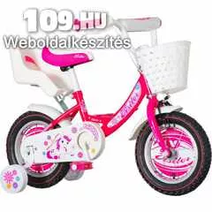 Apróhirdetés, KPC Pony 12" rózsaszín gyerek kerékpár