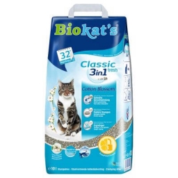 Apróhirdetés, Biokat"s Cotton Blossom Classic 3in1 csomósodó macskaalom 10 liter