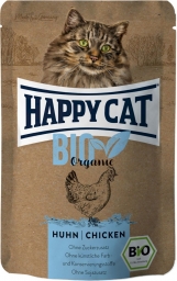 Apróhirdetés, HAPPY CAT Bio Organic alutasakos eledel - csirke 12x85 g