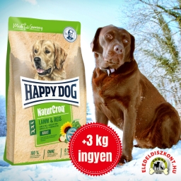 Apróhirdetés, 15+3 kg AKCIÓ: Happy Dog NaturCroq Bárány és rizs 15+3 kg
