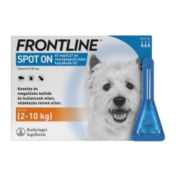 Apróhirdetés, FRONTLINE Spot On kutyáknak (2-10 kg) 3x0,67 ml