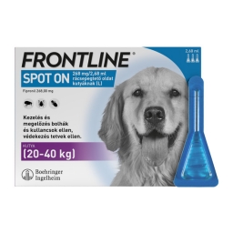 Apróhirdetés, FRONTLINE Spot On kutyáknak (20-40 kg) 3x2,68 ml