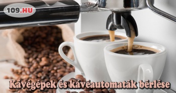 Kávégépek és kávéautomaták bérlése