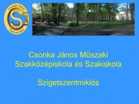 Csonka János (volt MÜM 208.)  Műszaki Szakiskola