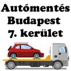 Budapest 7.kerület autómentés, autószállítás, autómentő, trailer